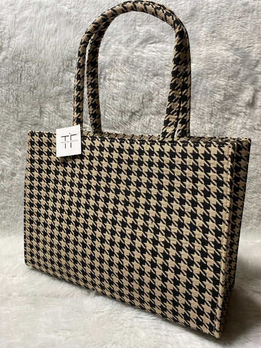 Beige Canvas Tote Bag